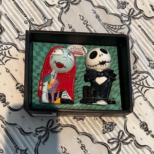 Disney Nightmare Before Christmas Salt & Pepper Shakers - Black and Red